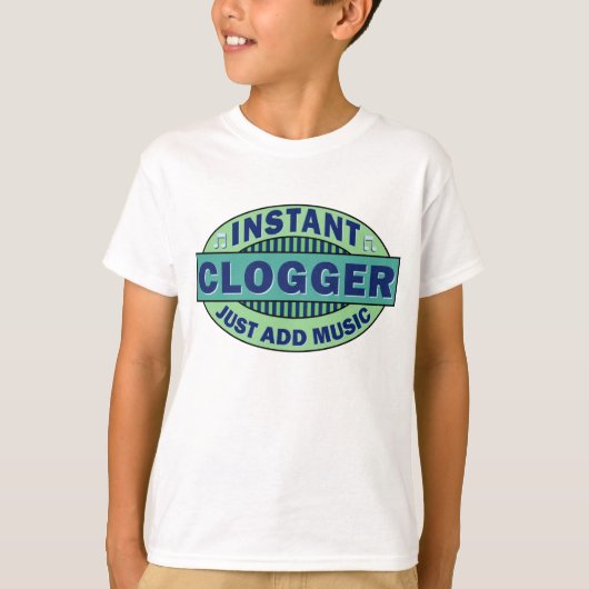 Instant-logger gewoon muziek toevoegen t-shirt (Voorkant)