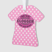 Instant logger voeg gewoon muziekroze toe ornament (voorkant)