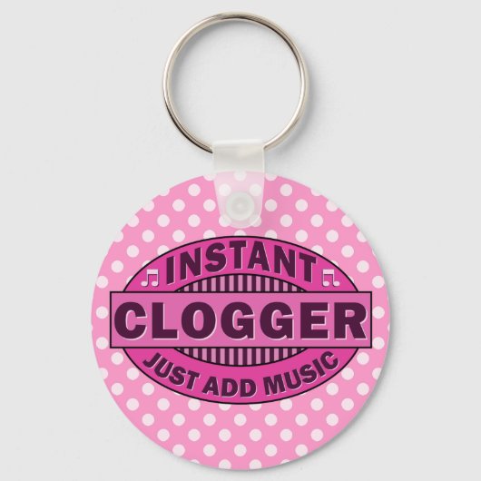 Instant logger voeg gewoon muziekroze toe sleutelhanger (Voorkant)