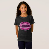 Instant logger voeg gewoon muziekroze toe t-shirt (Voorkant volledig)