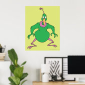 Instant Martians in Kleur Poster (Thuiskantoor)