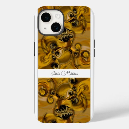 "Instant Meditation", Apple iPhone 14 Hoesje (Achterkant)