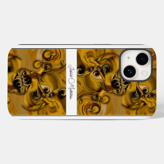 "Instant Meditation", Apple iPhone 14 Hoesje (Achterkant (horizontaal))