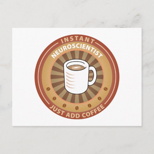 Instant Neurowetenschapper Briefkaart (Voorkant)