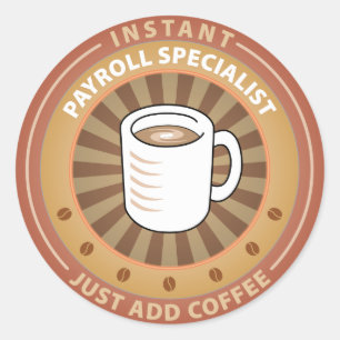 Instant Payroll Specialist Ronde Sticker
