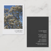 Instant Photo 011 - Magnolia Tree Visitekaartje (Voorkant / Achterkant)