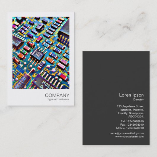 Instant Photo 019 - Mooie circuits Visitekaartje (Voorkant / Achterkant)