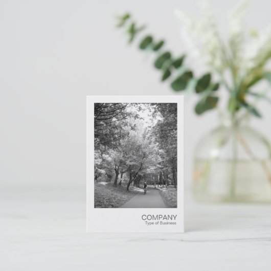 Instant Photo 022 - Cycle Way BW Visitekaartje (Staand voorkant)