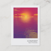 Instant Photo 034 - Sunrise Sunset Visitekaartje (Voorkant)