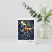 Instant Photo 051 - Mirror Ball Visitekaartje (Staand voorkant)