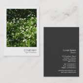 Instant Photo 071 - Wilde knoflook Visitekaartje (Voorkant / Achterkant)