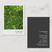 Instant Photo 079 - Woodland Canopy Visitekaartje (Voorkant / Achterkant)