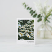 Instant Photo 09 - Shasta Daisy Visitekaartje (Staand voorkant)