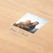 Instant Photo 2 Sla de datum op Acryl Uitnodigingen (Laagn)