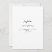 Instant Photo Be My Groom Maid Proposal Kaart (Achterkant)