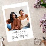 Instant Photo Be My Matron of Honor proposal Kaart<br><div class="desc">Heb een beetje plezier met het vragen van uw vriend/familielid om zich bij uw bruiloft aan te sluiten met uw eigen Kaart Onmiddellijke Foto zijn Mijn Matron of Honor proposal.</div>