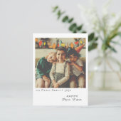  Instant Photo - Fall Leaves Garland Feestdagenkaart (Staand voorkant)