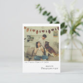  Instant Photo - Folie Fall Leaves Garland Feestdagenkaart (Staand voorkant)