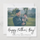Instant Photo Happy Vaderdag Kaart (Voorkant)