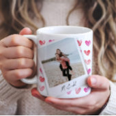 Instant Photo Hearts-monogram Koffiemok