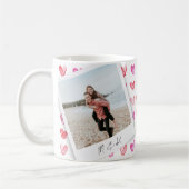 Instant Photo Hearts-monogram Koffiemok (Links)