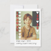 Instant Photo Kinder School Valentijnsdag Kaart (Voorkant)