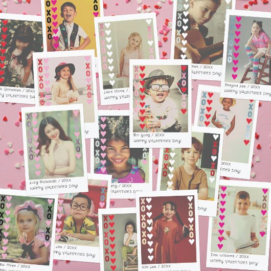 Instant Photo Kinder School Valentijnsdag Kaart