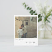Instant Photo Sla de datum Kaart op (Staand voorkant)