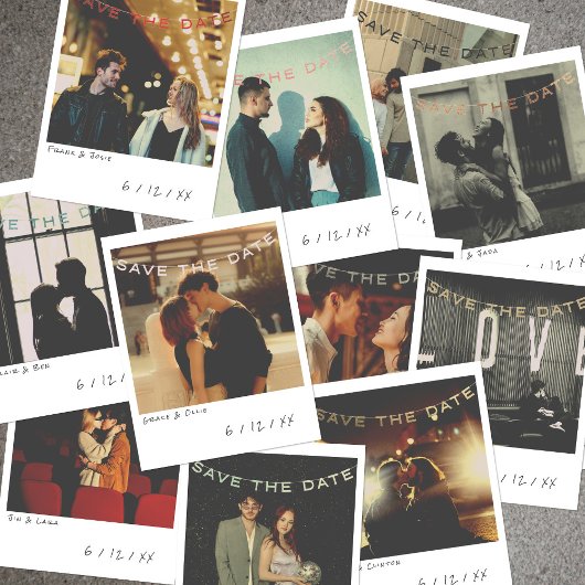  Instant Photo Sla de datum Kaart op