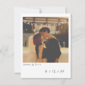  Instant Photo Sla de datum Kaart op (Voorkant)