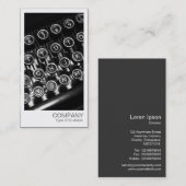 Instant Photo - Typewriter Keys Visitekaartje (Voorkant / Achterkant)