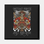 Instant Pirate Voeg Rum Halloween Cruise Pirat Magneet (Voorkant)