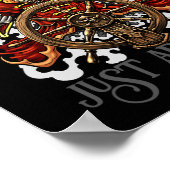 Instant Pirate Voeg Rum Halloween Cruise Pirat Poster (Hoek)