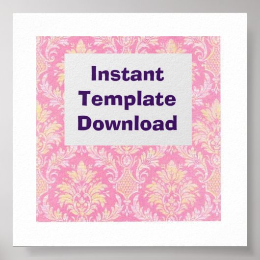 Instant Poster Sjabloon downloaden (Voorkant)