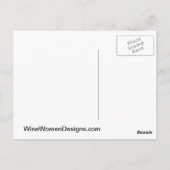 "Instant Prince, Just Add Wine" Wijnprins Briefkaart (Achterkant)