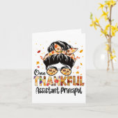 Instant Principal Een Dankbare Thanksgiving Herfst Kaart (Gele Bloem)