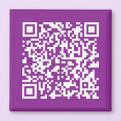 Instant QR-code met uw website-URL | Paars Magneet