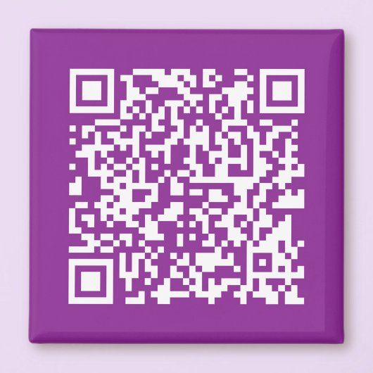 Instant QR-code met uw website-URL | Paars Magneet