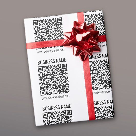 Instant QR-code (voer de URL van uw website in om  Cadeaupapier