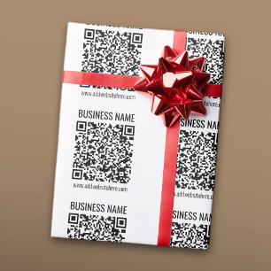 Instant QR-code (voer de URL van uw website in om  Cadeaupapier