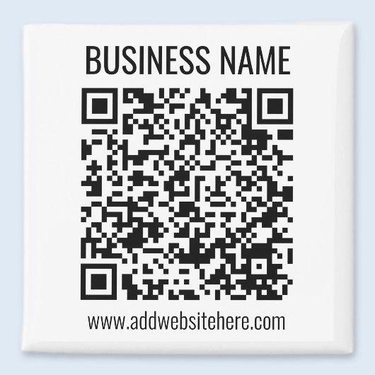 Instant QR-code (voer de URL van uw website in om  Magneet