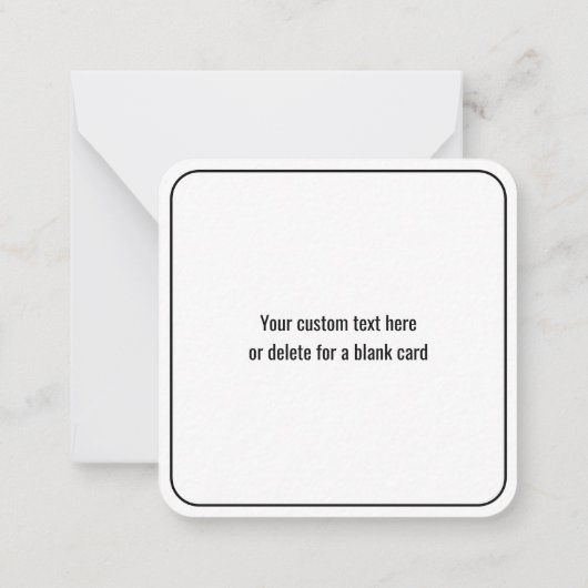 Instant QR-code (voer de URL van uw website in om  Notitiekaartje (Achterkant)