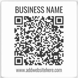 Instant QR-code (voer de URL van uw website in om  Sticker