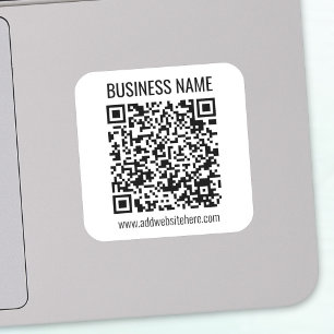 Instant QR-code (voer de URL van uw website in om  Sticker