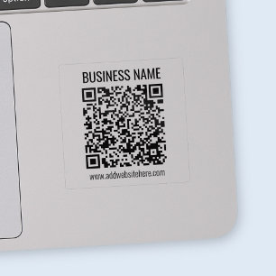 Instant QR-code (voer de URL van uw website in om  Sticker