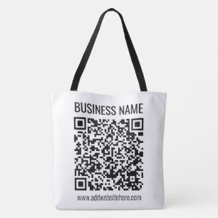 Instant QR-code (voer de URL van uw website in om Tote Bag