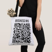 Instant QR-code (voer de URL van uw website in om Tote Bag (Dichtbij)