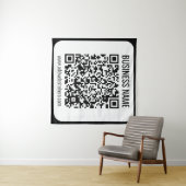 Instant QR-code (voer de URL van uw website in om Wandkleed (In Situ (horizontaal))
