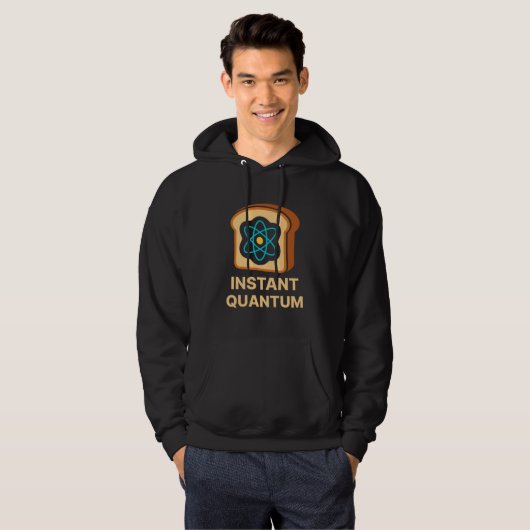 Instant Quantum Toast - Grappig Wetenschap Geek De Hoodie (Voorkant volledig)