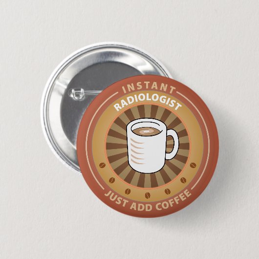 Instant Radioloog Ronde Button 5,7 Cm (Voorkant /achterkant)